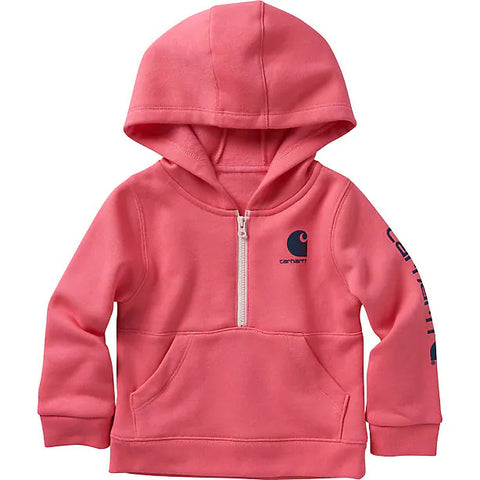 Girls' Long-Sleeve Half-Zip Sweatshirt CA9930