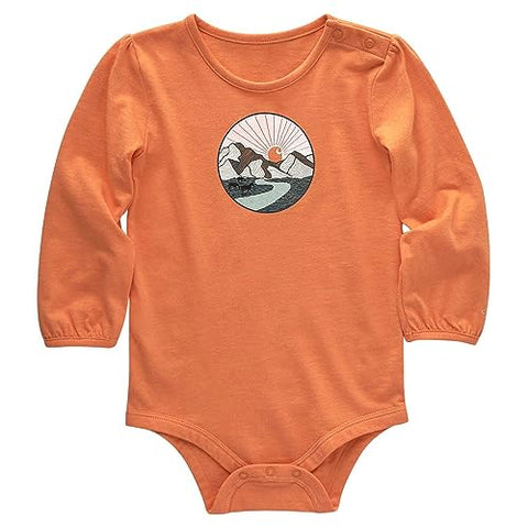 Girls' Long-Sleeve Mountain Bodysuit CA9995