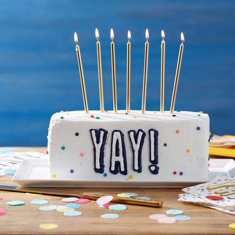 Cake with birthday cakes