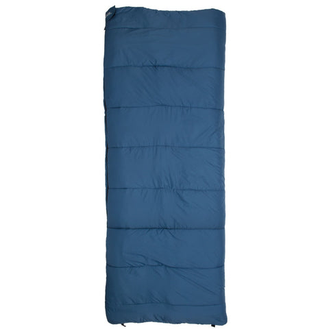 Alps Mountaineering Camper Flannel Outfitter 45 blue sleeping bag closed
