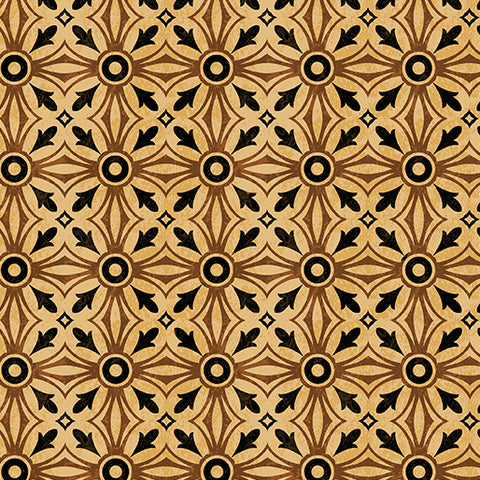 For the Love of Coffee Collection Coffee Medallion Cotton Fabric 14159 caramel