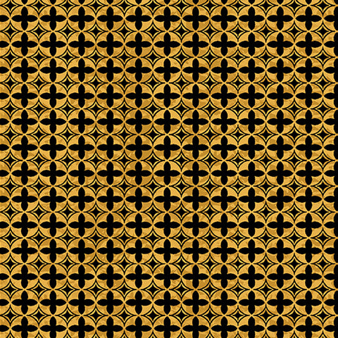 For the Love of Coffee Collection Geometric Cotton Fabric 14161 caramel