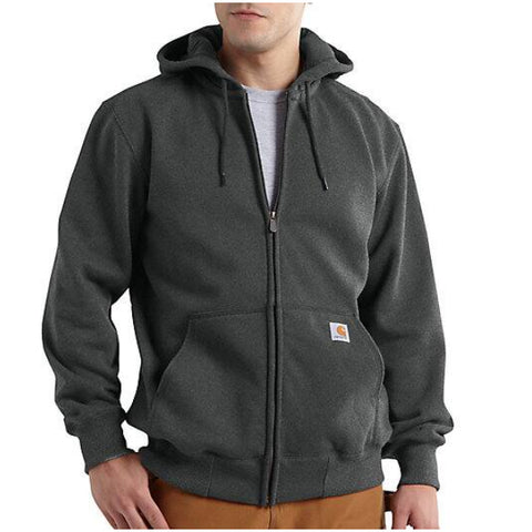 carbon heather, Men's Big and Tall Paxton Rain Defender Heavyweight Hooded Sweatshirt 100614