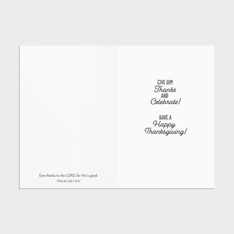 Thanksgiving Blessings Boxed Cards U1616 inside of card