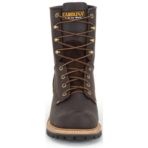 Carolina Elm Steel Toe Logger Boot toe view