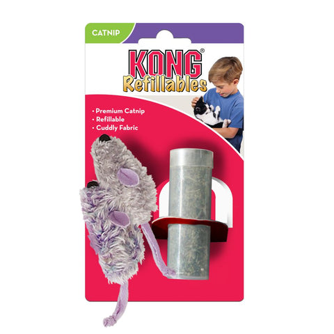 Refillable catnip mice