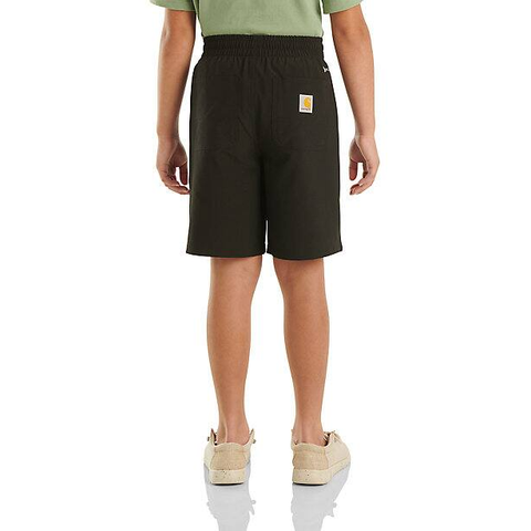 Back of Boys' Rugged Flex Work Shorts CH8322