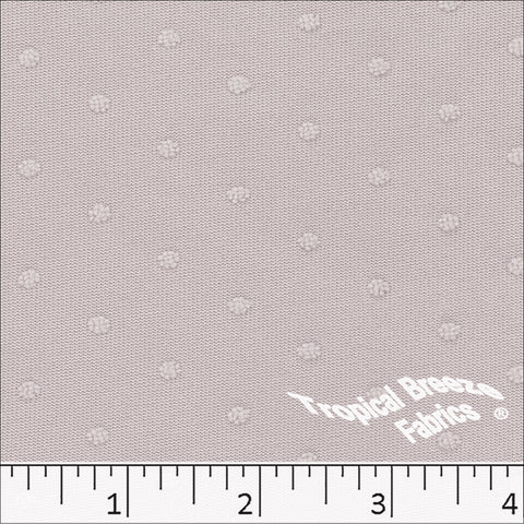 Embossed Swiss Dot Polyester Knit Fabric 32323 champagne