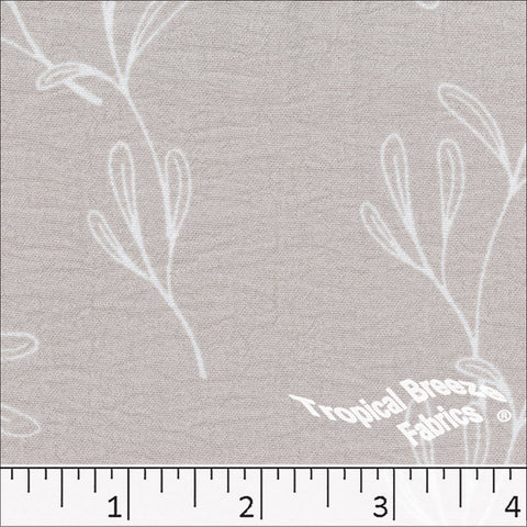 champagne, Dream Crepe Leafy Print 042519