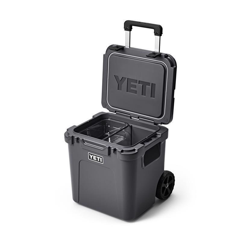 Yeti stores have some of the new Roadie rollers in stock. Houston only has  the 48. It was nice and felt light. I want better colors though. My haul is  already charcoal. 