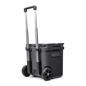 Charcoal Gray YETI Roadie 48 Roller Cooler rear view