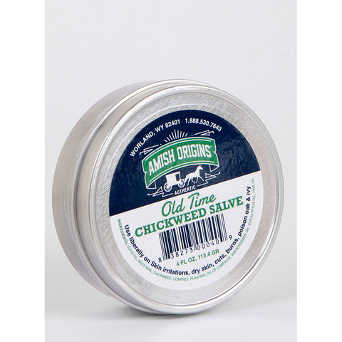 Amish Origins Old Time Chickweed Salve 4 oz size