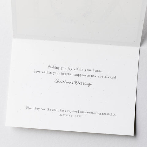 JOY Christmas card