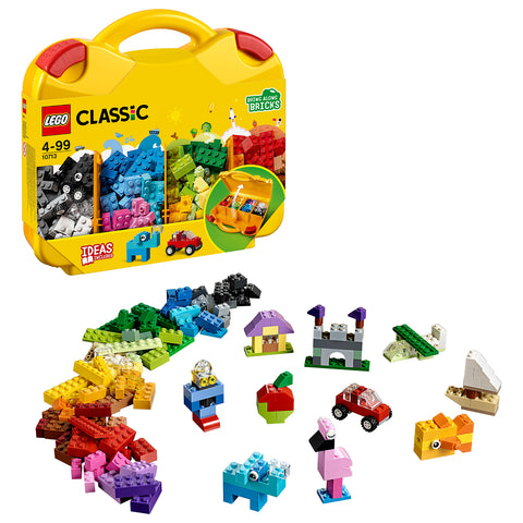 contents, LEGO Classic Creative Suitcase Building Kit 10713