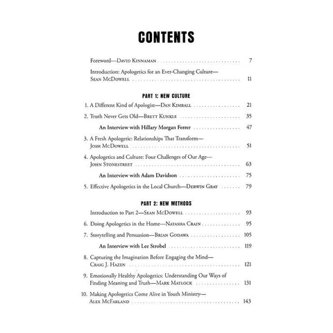 Apologetics for an Ever-Changing Culture 89275