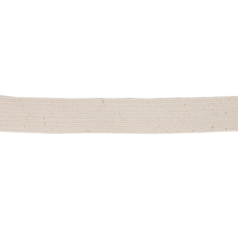 Wide cotton elastic