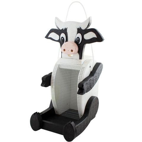 Cow bird feeder