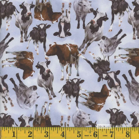 cow, Farm Animals Cotton Fabric 137
