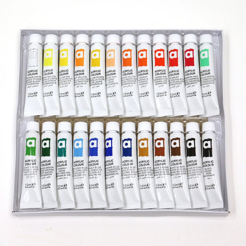 24-Piece Acrylic Paint Set CR2103MX