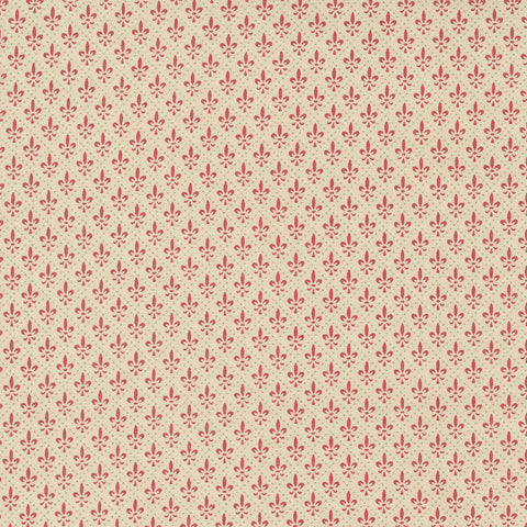 Chateau De Chantilly Collection Fleur De Lis Cotton Fabric 13948 cream