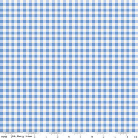 cream, Penelope Collection Gingham Cotton Fabric C16643