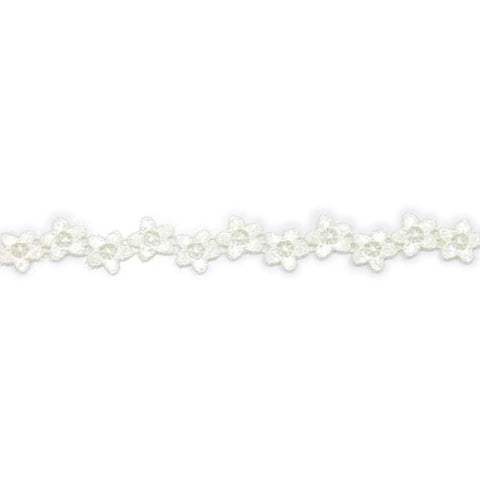 Cream floral lace