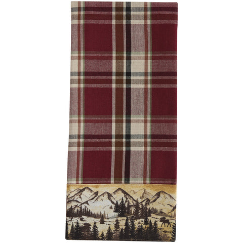 Bordered Dishtowel, Culpepper Table Linens and Kitchen Towels 6949