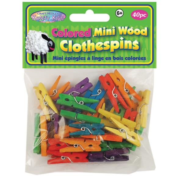  Natural Wood Mini Clothespins for Crafts or Interior  Decorating. Cute Clothes Pins in Bulk (500, 1 Inch) : Home & Kitchen