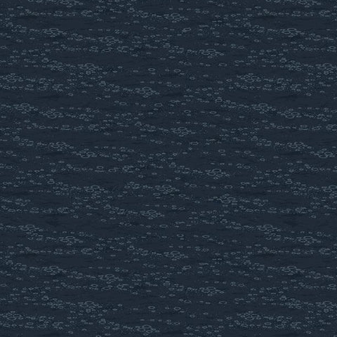 Dark Blue, Gone Fishing Collection Water Texture Cotton Fabric 21767