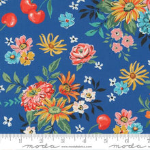 Julia Collection Cherry Cordial Cotton Fabric 11920 dark blue