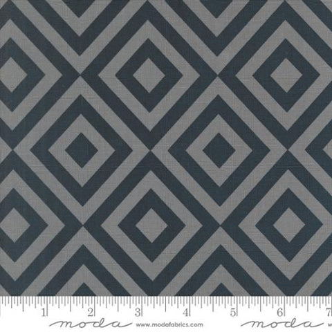 dark blue, Rainier Collection Glacier Peak Geometrics Cotton Fabric 38147