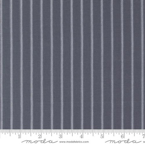 dark blue, Sun Drenched Collection Ticking Stripes Cotton Fabric 43206