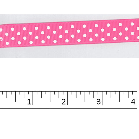 White Dots on dark pink