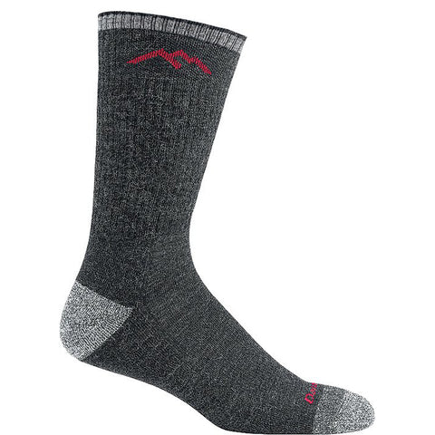 Darn Tough men's midweight boot sock in black heather