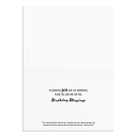 Inside of card