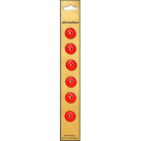 Red 12 mm buttons