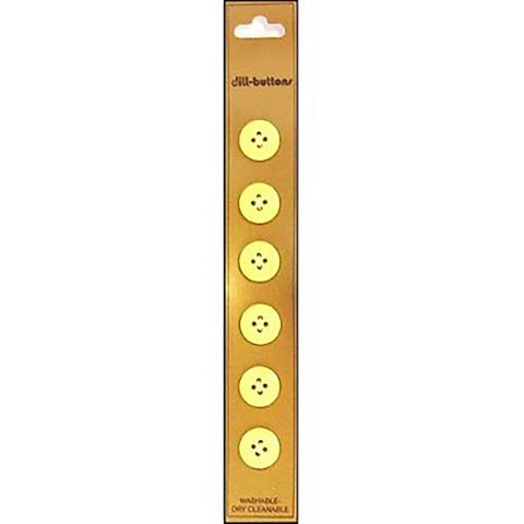 Yellow 12 mm buttons