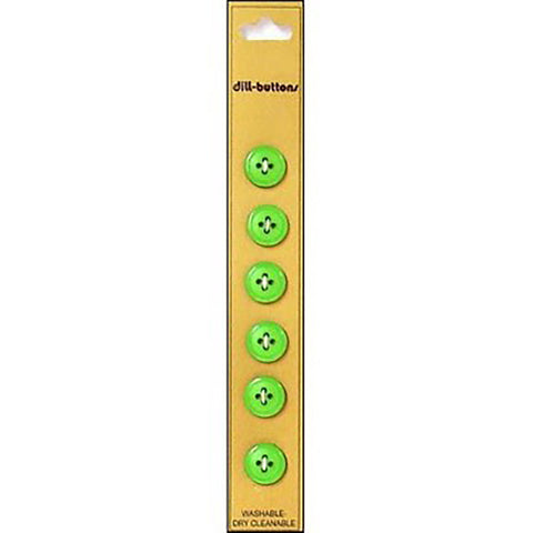 Green 12 mm buttons