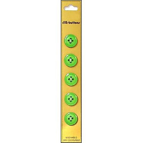 Green 14 mm buttons