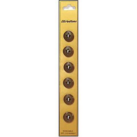 Brown 12 mm buttons