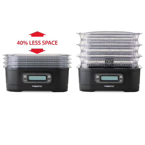 Presto food dryers- shows space saved