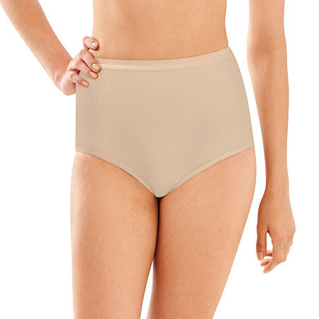 Soft Taupe Women's Full-Cut-Fit Stretch Brief DF2324-GZM