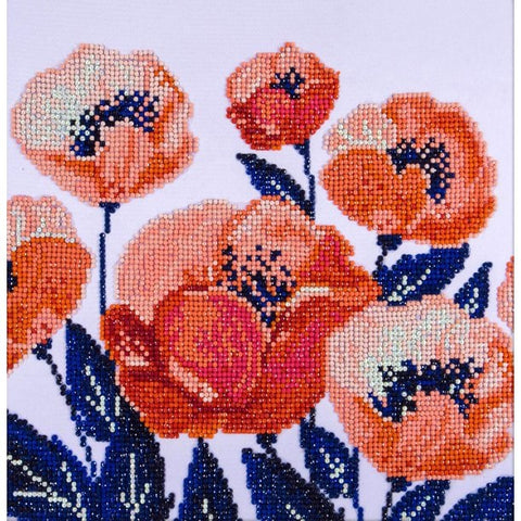 Intermediate Diamond Art Kit Poppies DMA51496