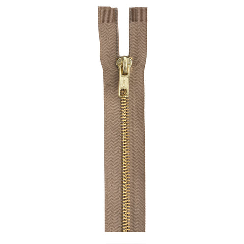 Dogwood metal zipper