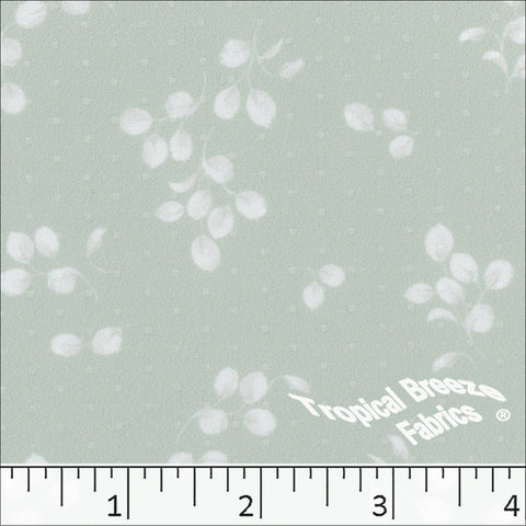 dusty jade, Mini Dot Print Dress Fabric 045513