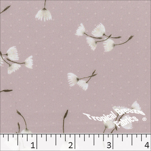 dusty lavender, Mini Dot Print Dress Fabric 045511