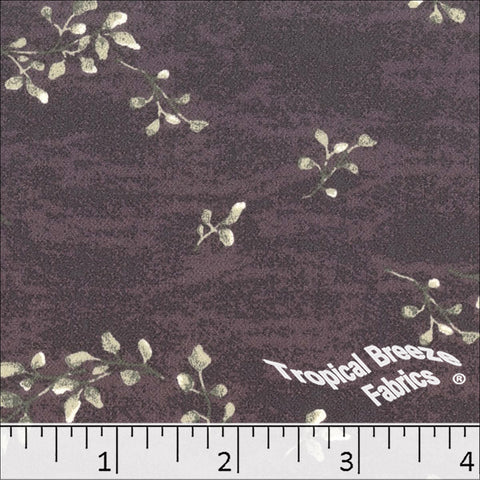 dusty plum, Koshibo Print Polyester Fabric 048524