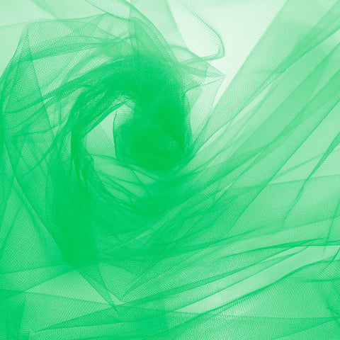 Emerald tulle fabric