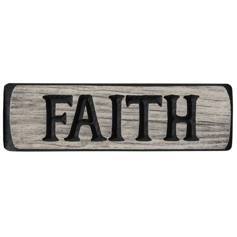 Faith wooden sign