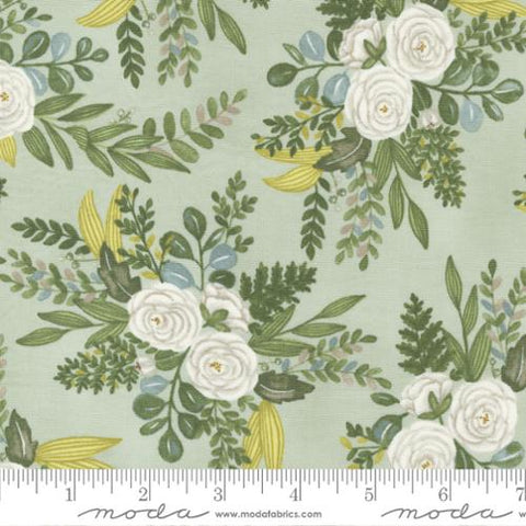 Happiness Blooms Collection All Over Floral Cotton Fabric fern